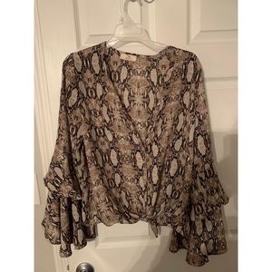 Snakeskin Boutique Top